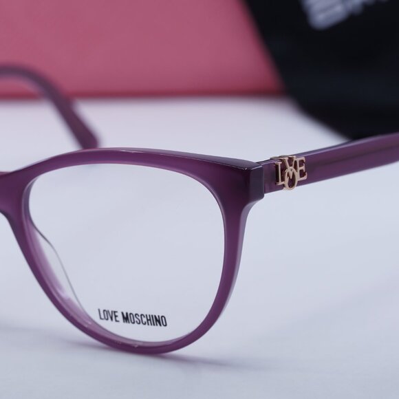 Final Price! Moschino MOL521/SAM 00T700 Shiny Violet Eyeglasses 55mm main image 10